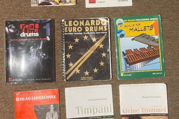 Übungsbücher für Schlagzeug