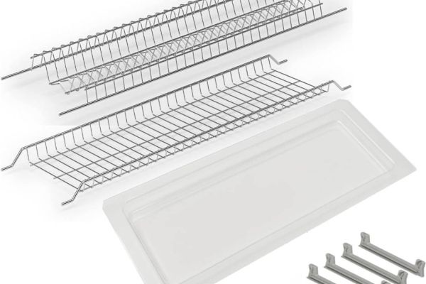 Geschirr- und Gläserabtropfer aus Edelstahl