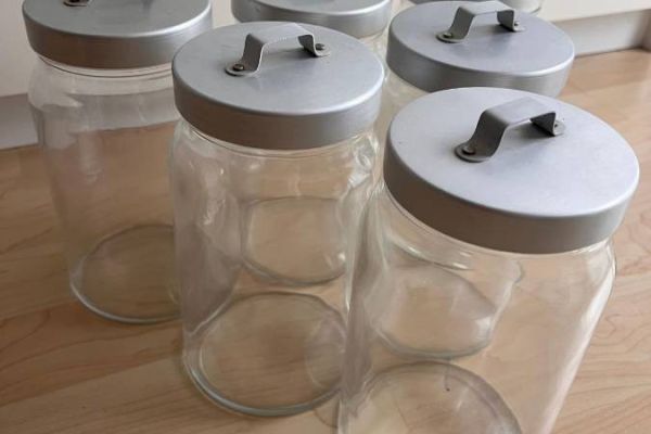 IKEA BURKEN 6 Stk Vorratsgläser