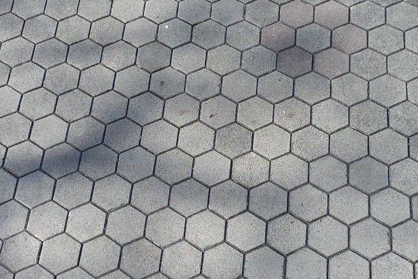 Pflastersteine Wabenform ca 80m2 zu verkaufen