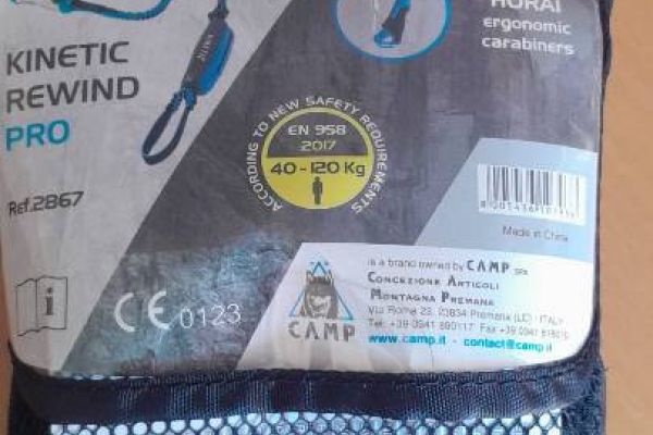 Klettersteigset und Helm