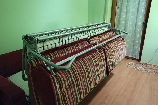 Sofa mit Bettauszug