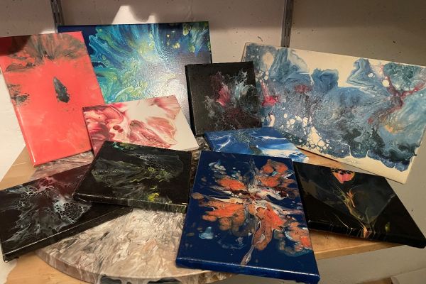 Verschiedene Bilder Acryl auf Leinwand