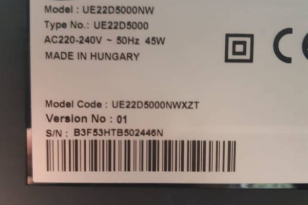 Samsung 22" Fernseher + digitaler Receiver