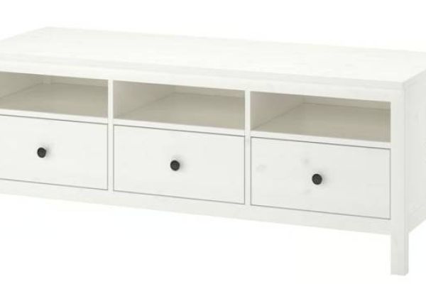 IKEA: HEMNES TV-Bank, weiß gebeizt, 148x47x57 cm