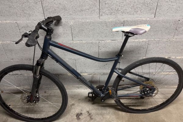 Fahrrad mit Gebrauchsspuren