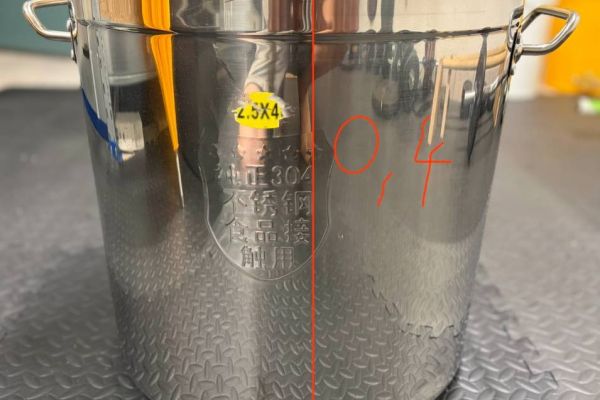 Inox-Edelstahltopf  – ca. 45–50 Liter