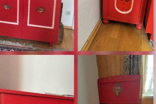 Vintage Zimmer Rot