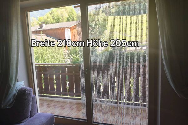 Balkontür mit Fixglas