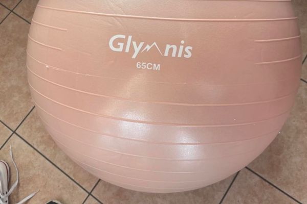 Gymnastikball, altrosa