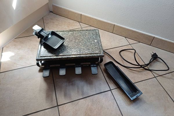 Raclette EVA mit Steinplatte