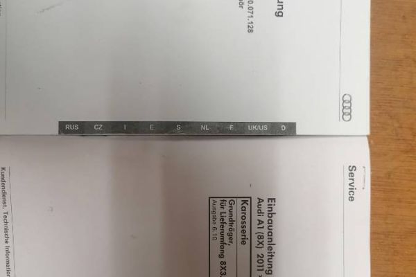 Dach Radträger für Audi A1 ab Jahrgang 2011