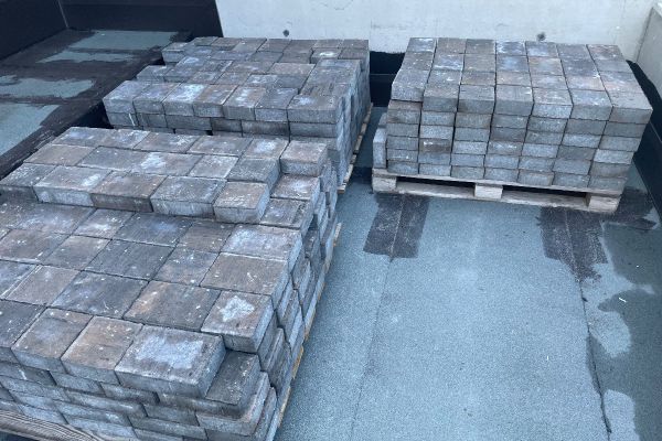 Neue pflastersteine ca 19m2