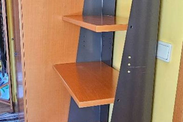 Regal Holz & Eisen (60cm Breite)