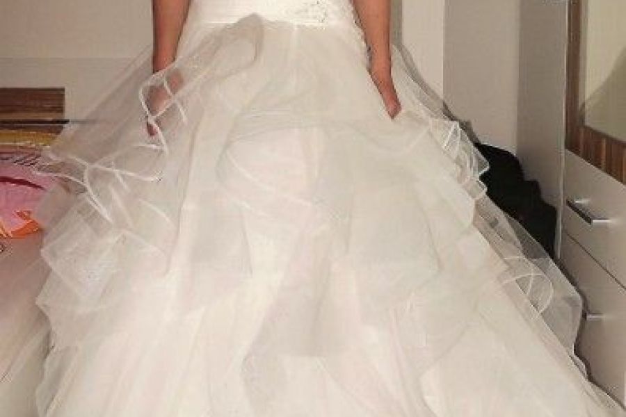 Brautkleid mit Bolero zu verkaufen - Bild 3