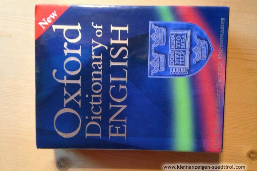 Wörterbuch English Oxford Dictionary of English Steinmannwald | 230613 ...