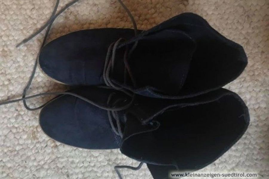 Dunkelblaue Stiefel - Bild 3