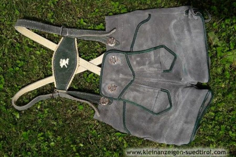 Lederhose Kinder - grau Sepp - Bild 1