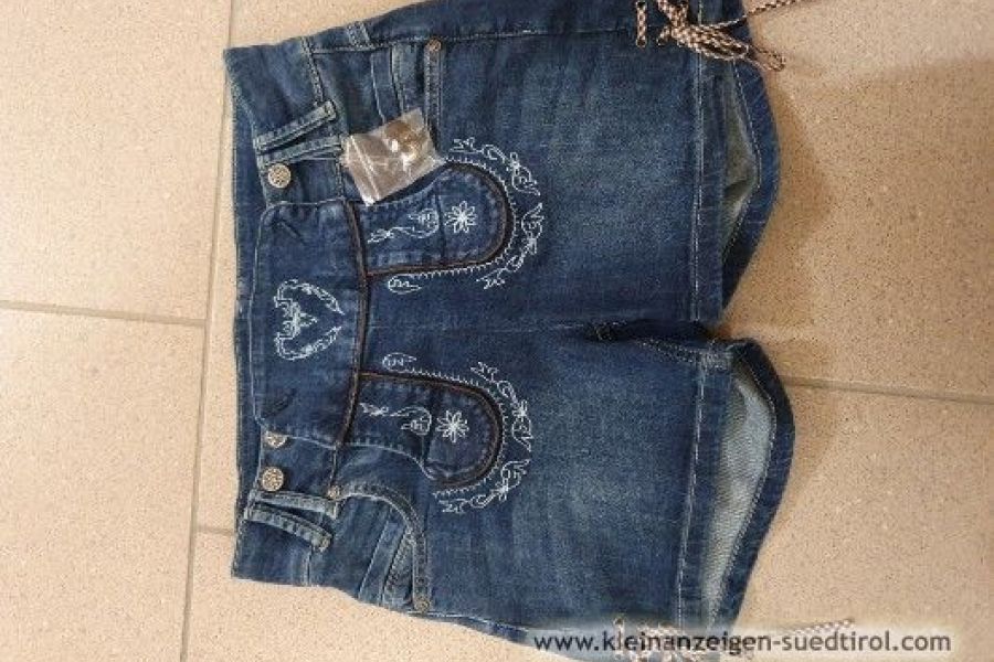 Kurze Jeans Trachtenhosen - Bild 1