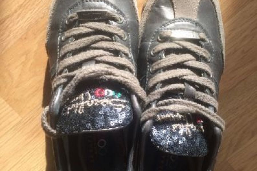 Serafini italienische Leder Sneaker - Bild 2