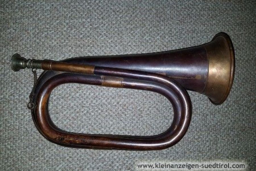 Antike Trompete, Musikalisches Metall-Instrument - Bild 1