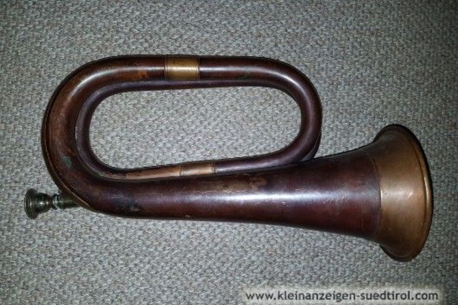 Antike Trompete, Musikalisches Metall-Instrument - Bild 2
