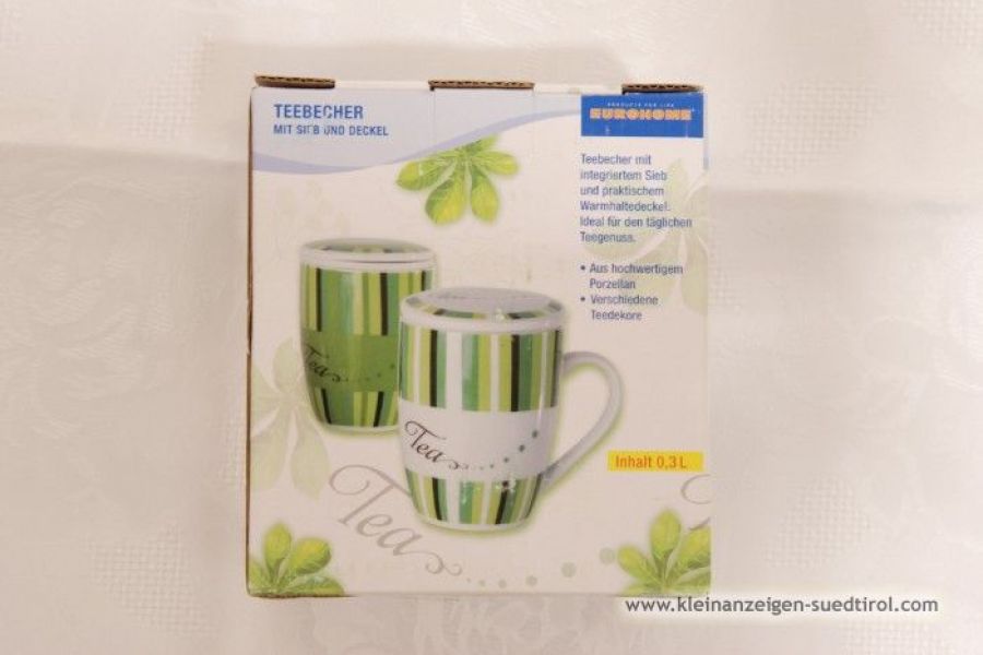 Grün/weiße Teetasse - Bild 1