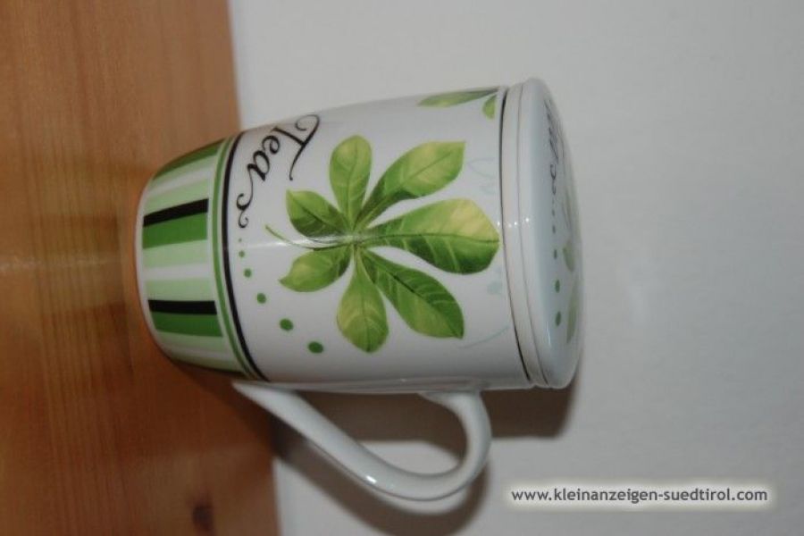 Grün/weiße Teetasse - Bild 2