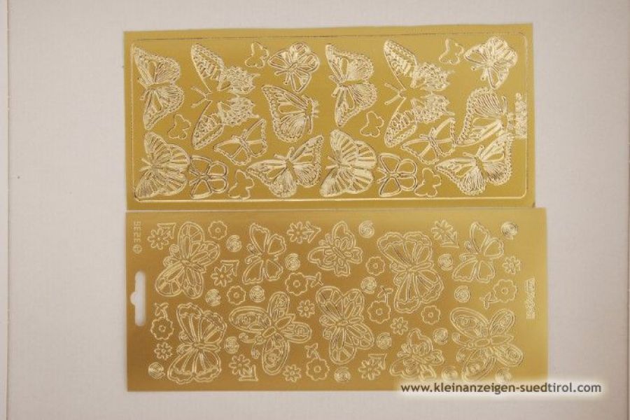 Kreativ Sticker mit Schmetterlinge - Bild 1