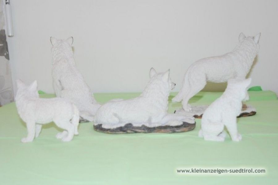 Wölfe/Wolfsfamilie im Set - Bild 2