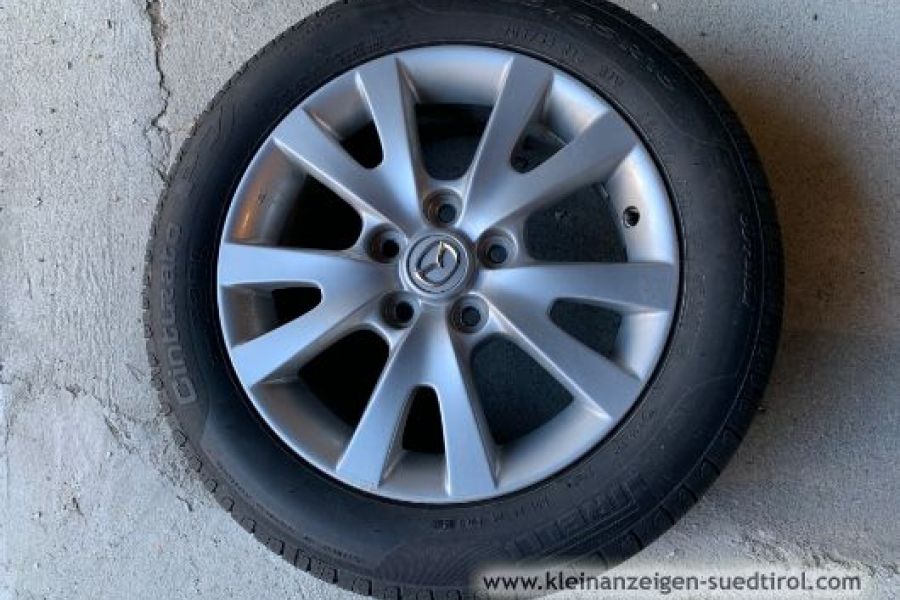 Mazda Alufelgen mit neuen Pirelli Sommerreifen - Bild 1