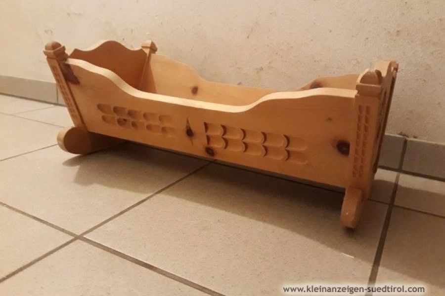 Wiege aus Zirm Holz - Bild 2