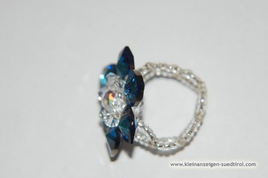 Ring aus Swarovski Herzen - Bild 3