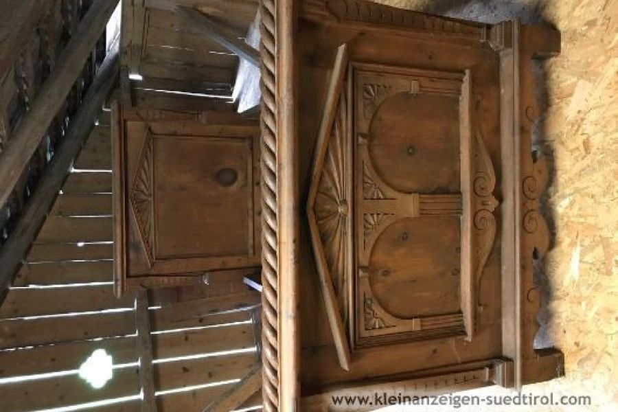 Bettgestell antik mit Matratze - Bild 1