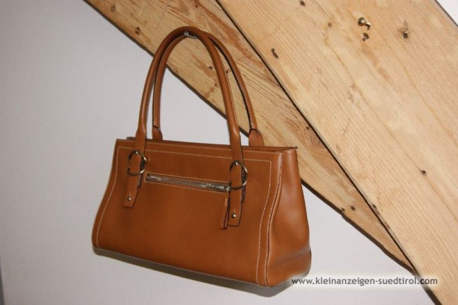 Elegante Handtasche farbe Cognac /Preis auf Wunsch - Bild 1