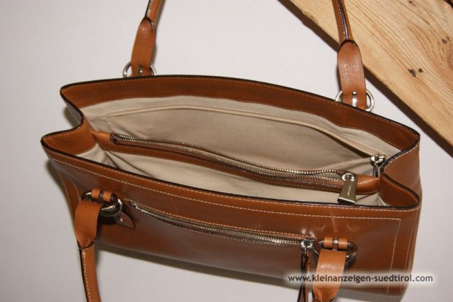 Elegante Handtasche farbe Cognac /Preis auf Wunsch - Bild 2