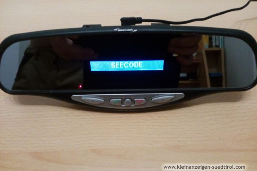 Rückspiegel mit integriertem Bluetooth-Freisprech- - Bild 1