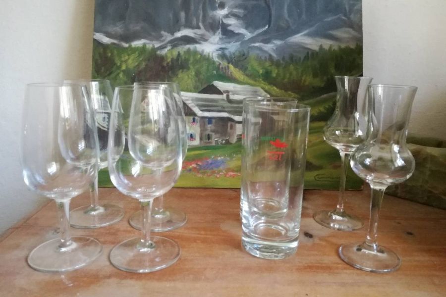 Weingläser u Schnapsgläser / Bicchieri vino e grappa - Bild 2