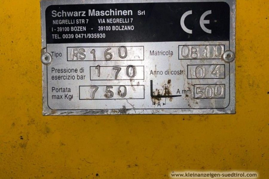 Traktor-Kistenwender / Schwarz (RS160) - Bild 2