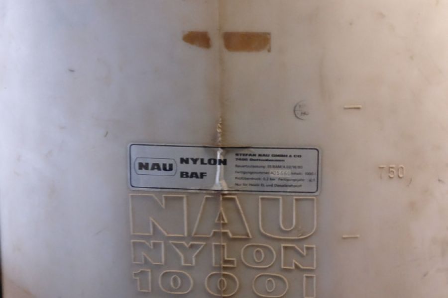 Nau Nylon 1000 Liter Tank für Heizöl/Treibstoff gebraucht - Bild 2