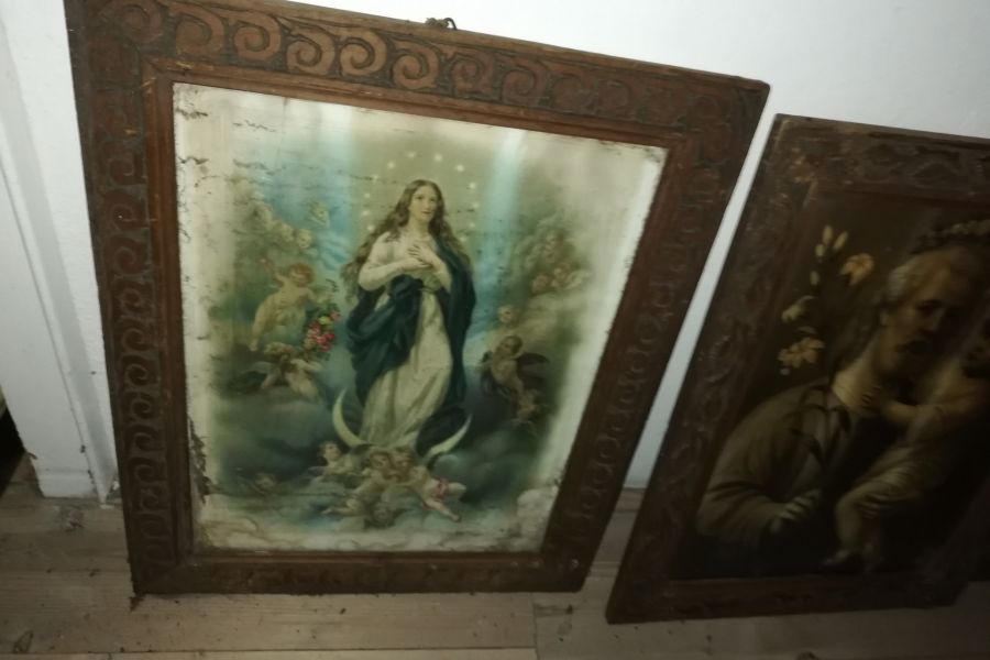 3 Heiligenbilder in Holzrahmen - Bild 2