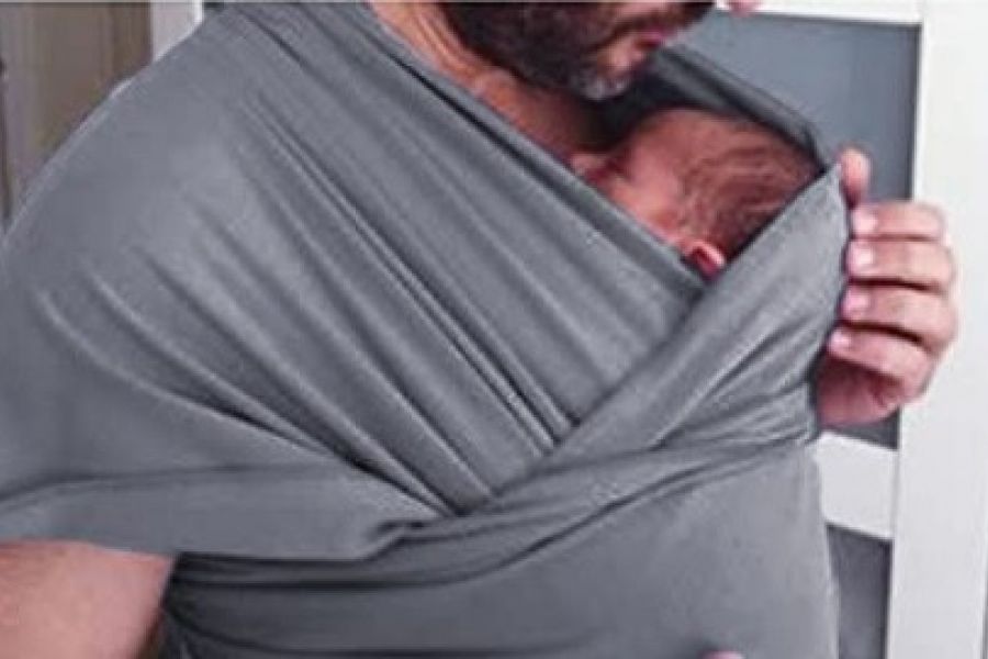 Babytragetuch Neugeborene bis 20kg - Bild 4