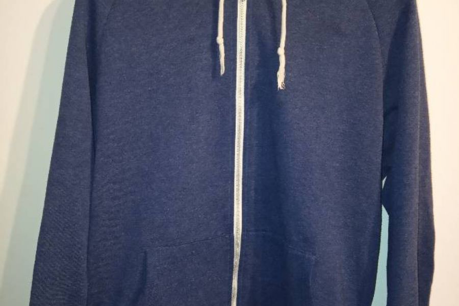 Verkaufe blauen Reissverschluss-Pullover - Bild 3