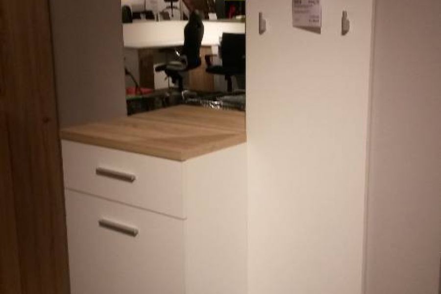 Garderoben Möbel mit Spiegel und Schuhschrank - Bild 1