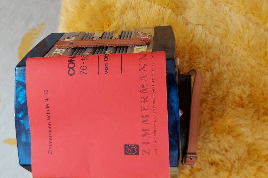 Concertina  Scholer Germany, Alt, nie benutzt - Bild 3