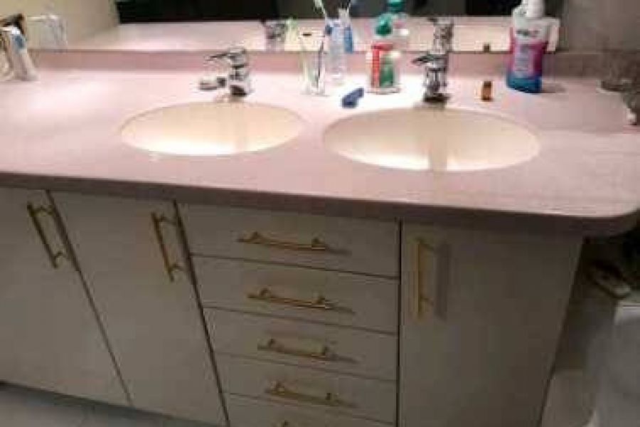 Badezimmerschrank mit 2 Waschbecken - Bild 2