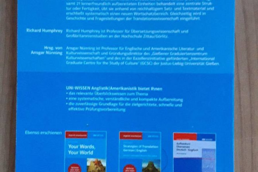 Buch "Grundkurs Übersetzen Deutsch-Englisch" - Bild 2