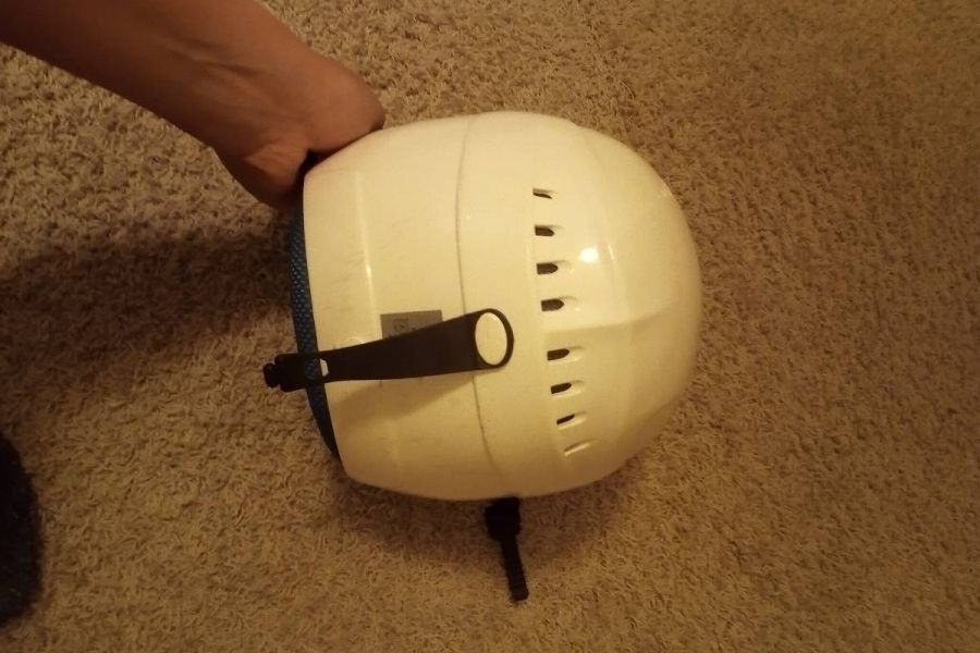 Uvex Slalom-Helm Ski Helm Weiß Blau Größe M - Bild 3