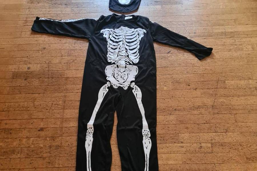 Halloween oder Fasching Kostüme Skeleton Scheleto gr 140 - Bild 1