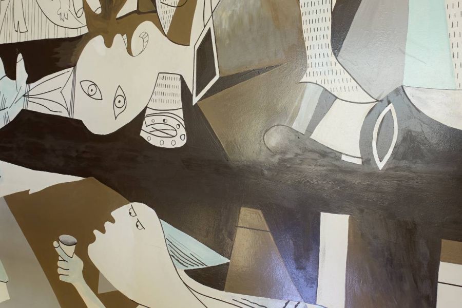 Picasso Replica Guernica, Künstlerarbeit für ein Treppenhaus - Bild 3